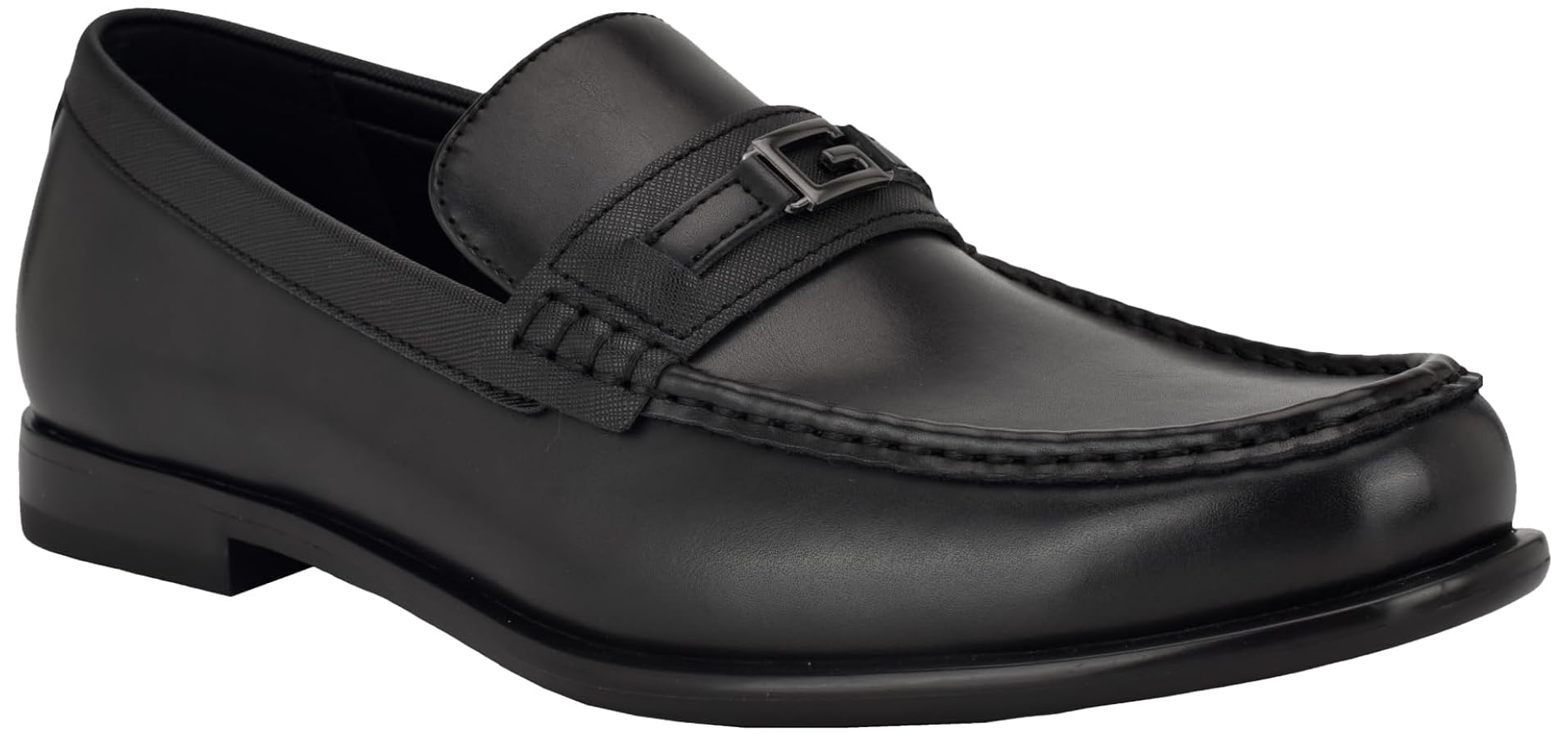 Amazon.com | Guess Men's CARCEL Loafer, Black Multi 001, 7